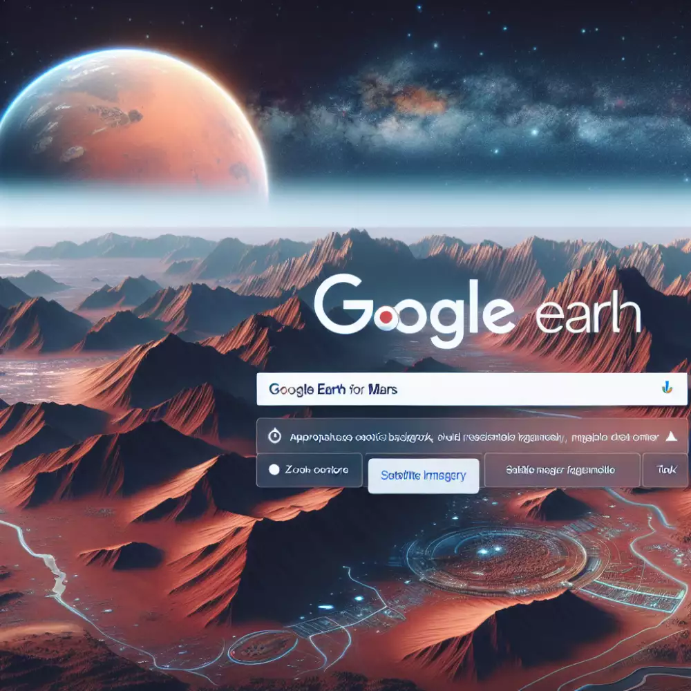 google earth mars